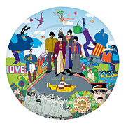 Beatles Yellow Submarine 10 1/2-Inch Melamine Plate